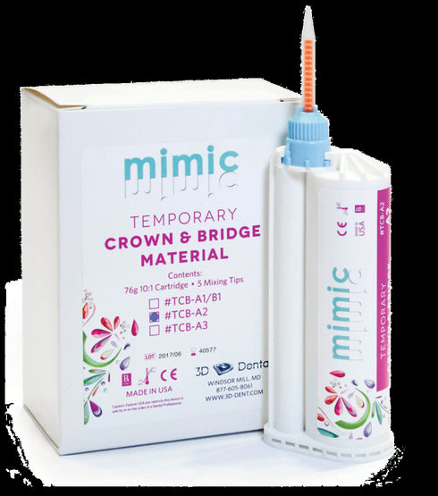 Temporary Crown & Bridge Material 76Gm 10:1 5 Tips A3